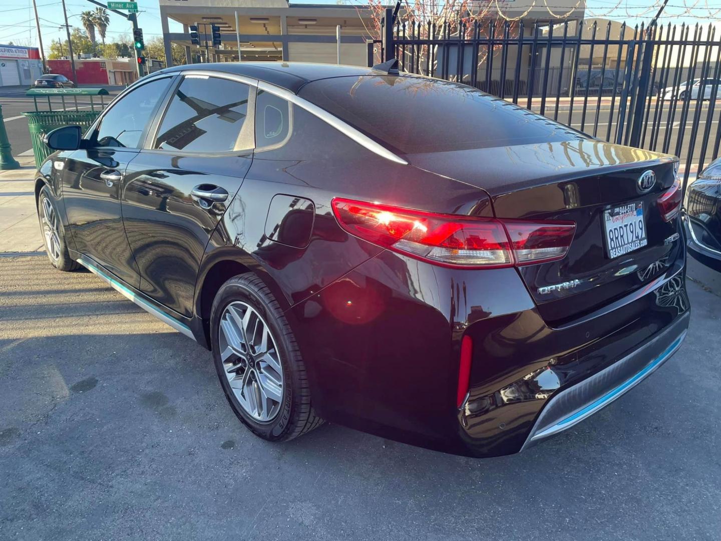 2020 BLACK /BLACK Kia Optima Hybrid (KNAGV4LDXL5) , located at 744 E Miner Ave, Stockton, CA, 95202, (209) 944-5770, 37.956863, -121.282082 - Photo#13